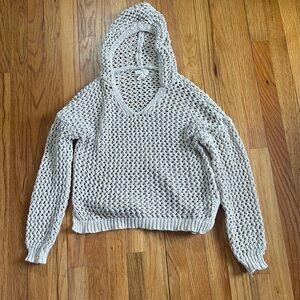 Nicole Miller Crotchet Hooded Sweater